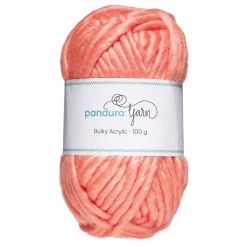 Panduro Yarn Garn Bulky Acrylic 100g aprikos – ett tjockt garn som ger resultat snabbt | Akrylgarn