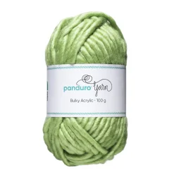 Panduro Yarn Garn Bulky Acrylic 100g ljusgrön – ett tjockt garn som ger resultat snabbt