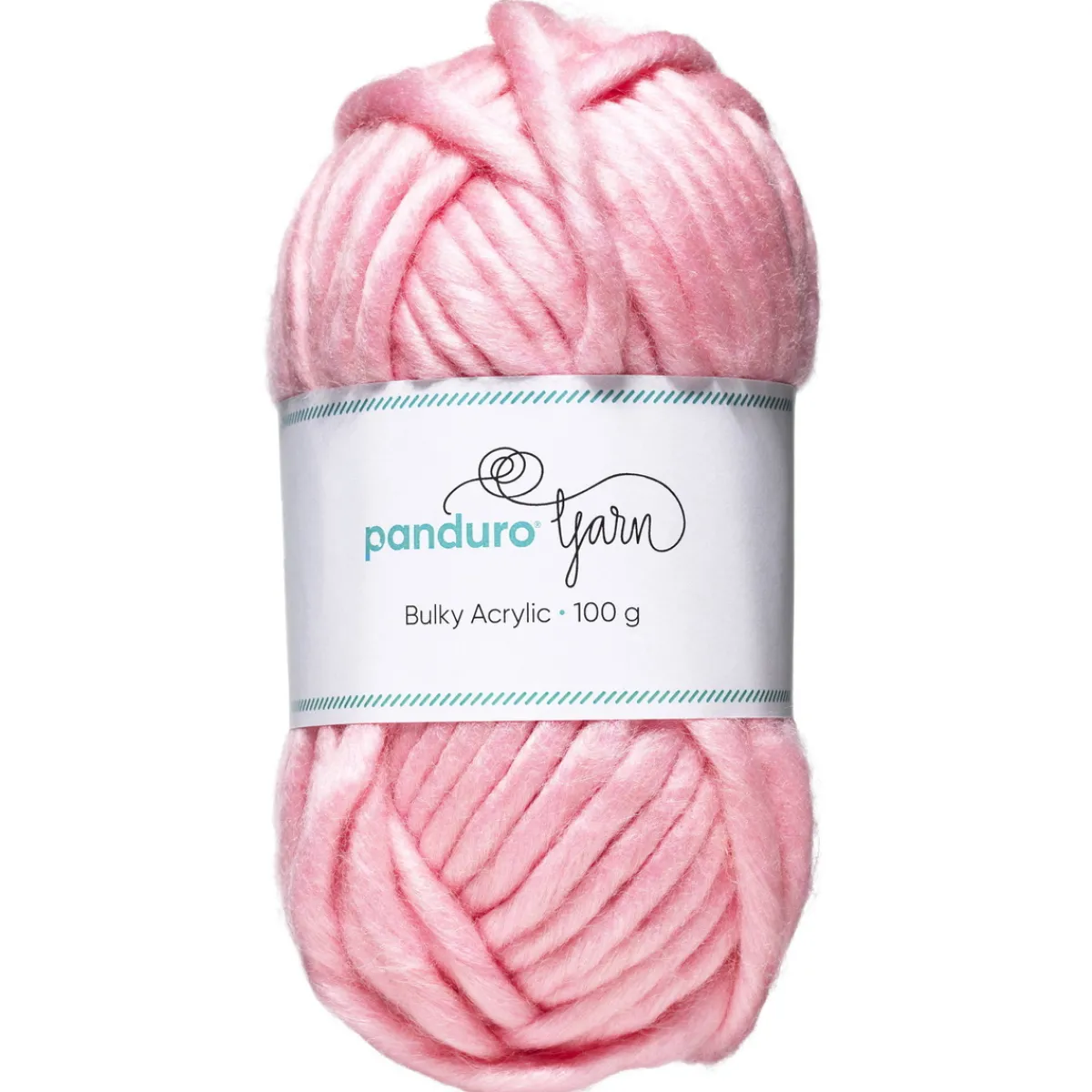 Panduro Yarn Garn Bulky Acrylic 100g rosa – ett tjockt garn som ger resultat snabbt