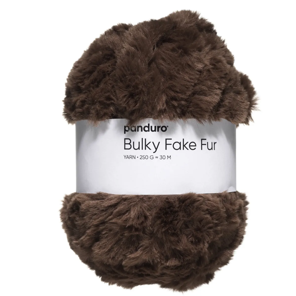 Panduro Yarn Garn Bulky Faux Fur 250g brun