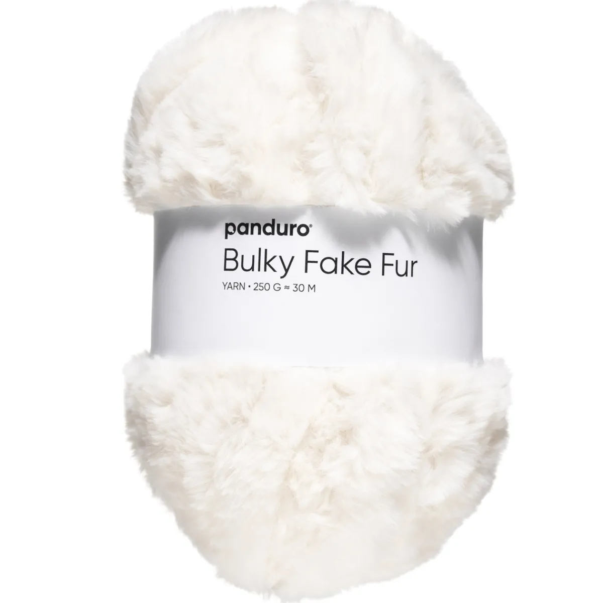 Panduro Yarn Garn Bulky Faux Fur 250g creme