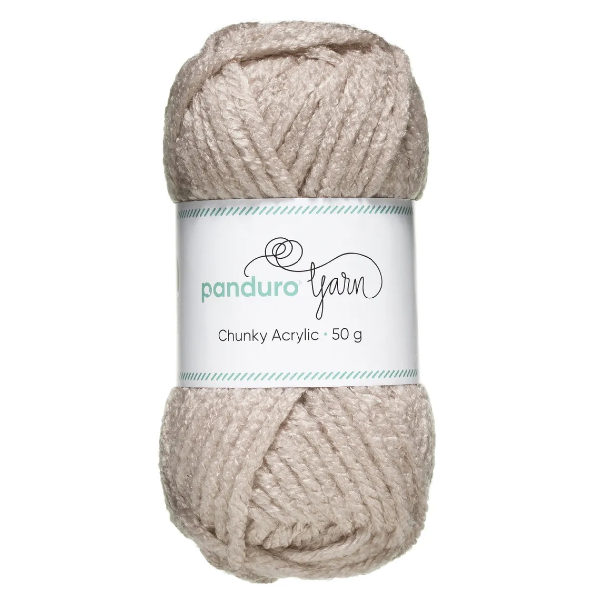 Panduro Yarn Garn Chunky Acrylic 50g beige | Akrylgarn