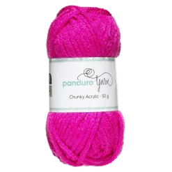 Panduro Yarn Garn Chunky Acrylic 50g cerise