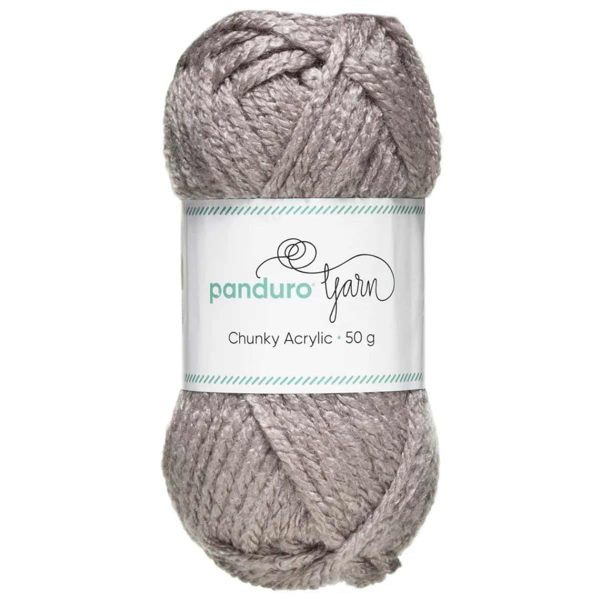 Panduro Yarn Garn Chunky Acrylic 50g grå | Akrylgarn