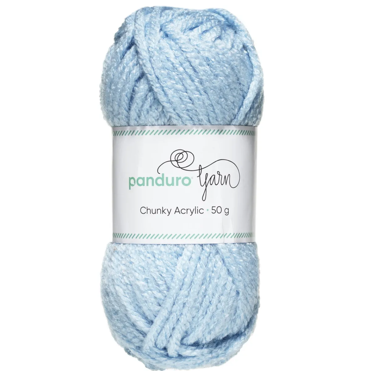 Panduro Yarn Garn Chunky Acrylic 50g ljusblå | Akrylgarn