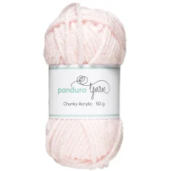 Panduro Yarn Garn Chunky Acrylic 50g ljusrosa