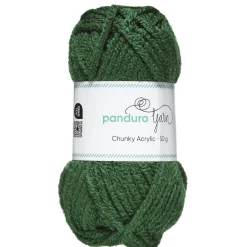 Panduro Yarn Garn Chunky Acrylic 50g mörkgrön