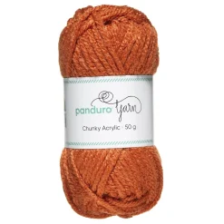 Panduro Yarn Garn Chunky Acrylic 50g rost | Akrylgarn