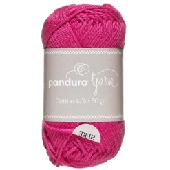 Panduro Yarn Garn Cotton 4/4 50g cerise | Bomullsgarn