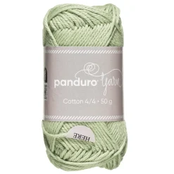 Panduro Yarn Garn Cotton 4/4 50g dimgrön | Bomullsgarn
