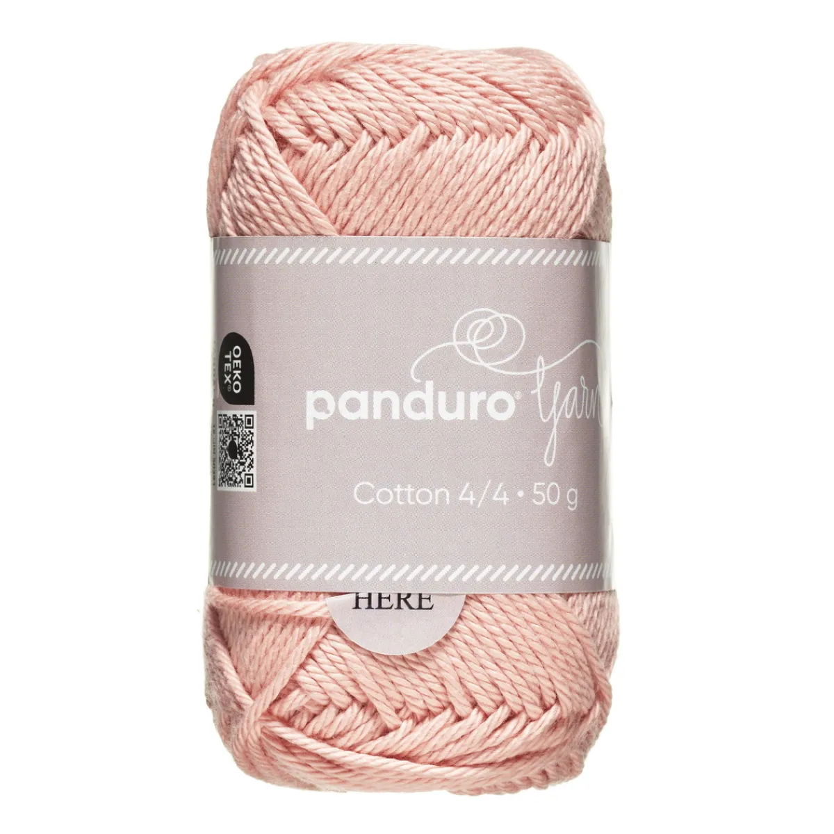 Panduro Yarn Garn Cotton 4/4 50g gammelrosa | Bomullsgarn