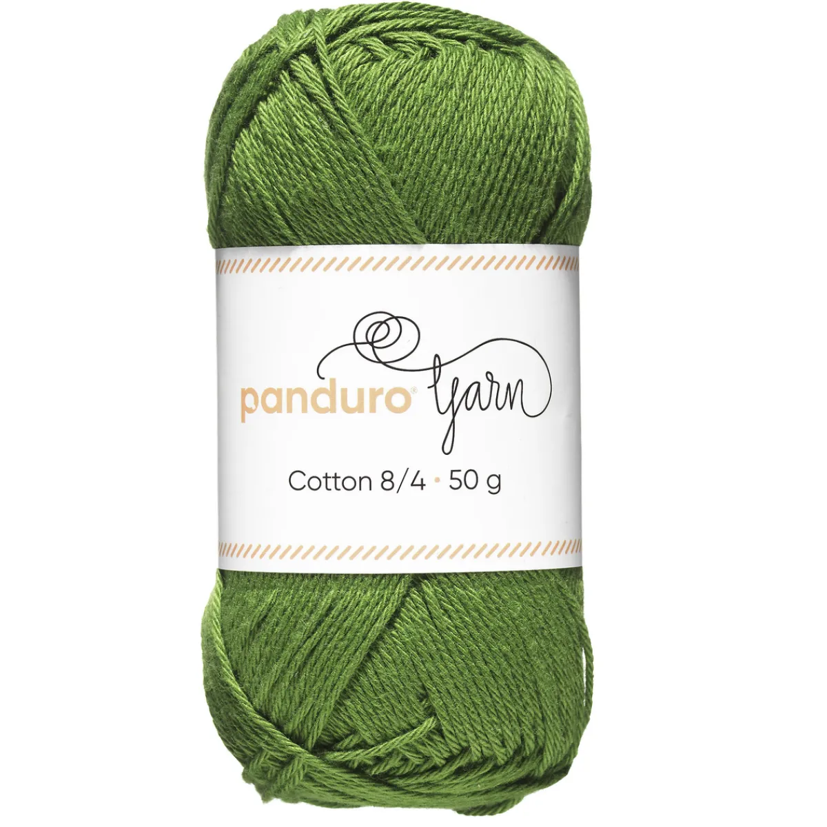 Panduro Yarn Garn Cotton 8/4 50g grön | Bomullsgarn