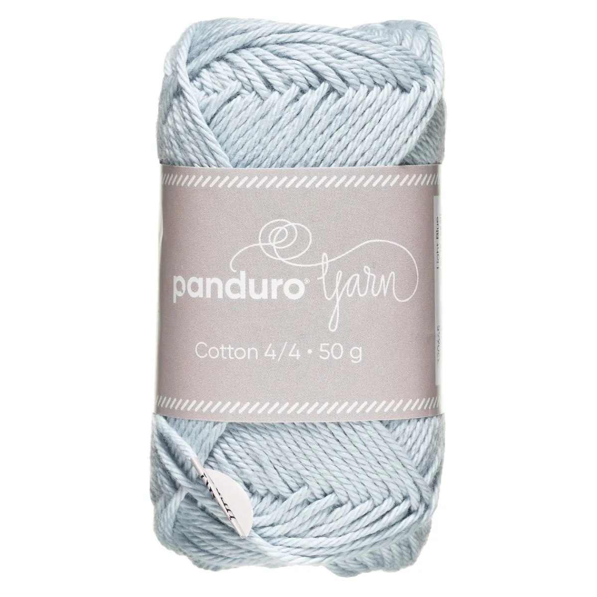 Panduro Yarn Garn Cotton 4/4 50g ljusblå | Bomullsgarn