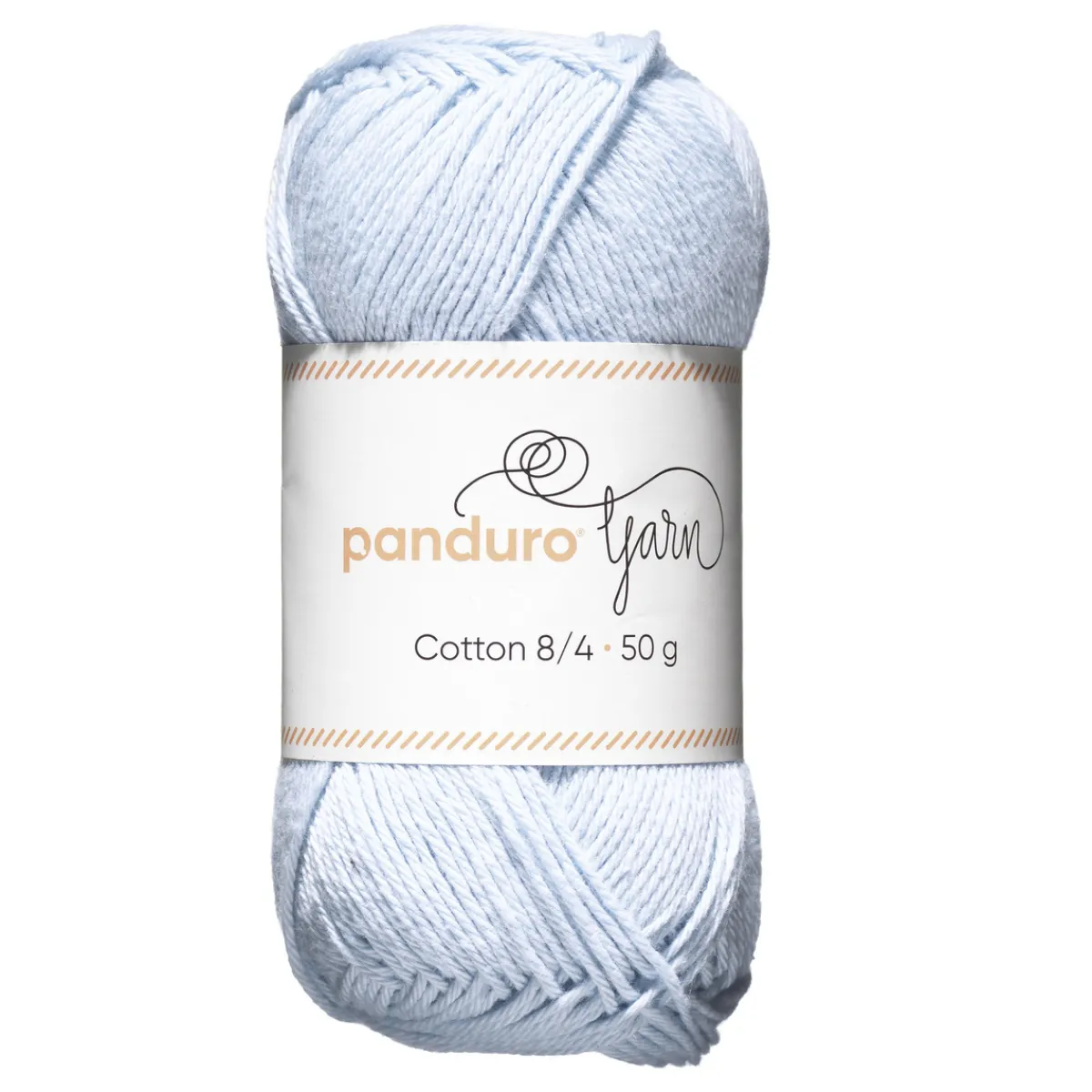 Panduro Yarn Garn Cotton 8/4 50g ljusblå | Bomullsgarn