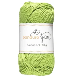 Panduro Yarn Garn Cotton 8/4 50g ljusgrön | Bomullsgarn