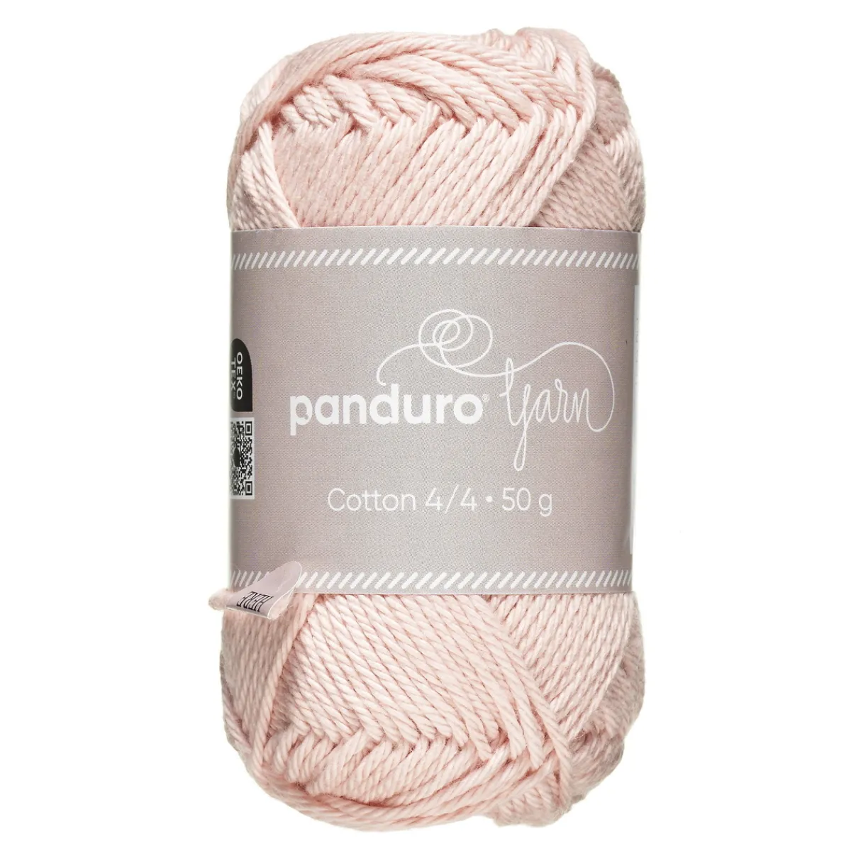 Panduro Yarn Garn Cotton 4/4 50g ljusrosa