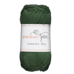 Panduro Yarn Garn Cotton 8/4 50g mörkgrön