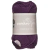 Panduro Yarn Garn Cotton 4/4 50g mörklila