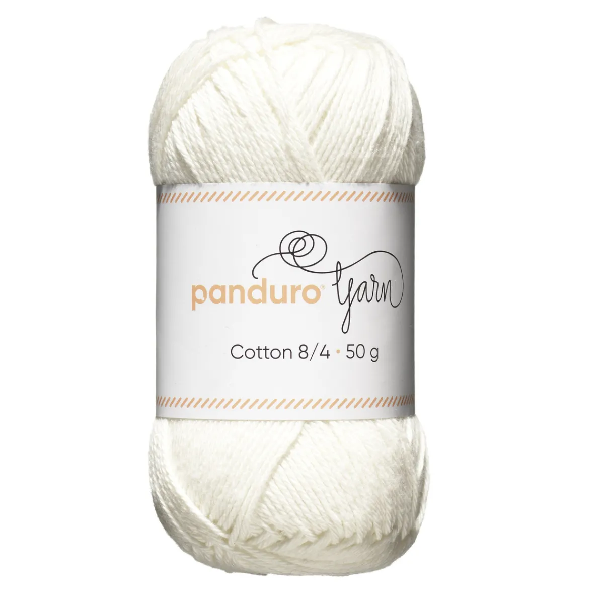Panduro Yarn Garn Cotton 8/4 50g natur
