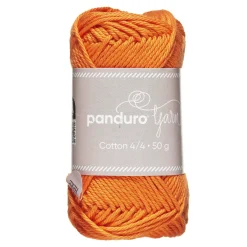 Panduro Yarn Garn Cotton 4/4 50g orange | Bomullsgarn