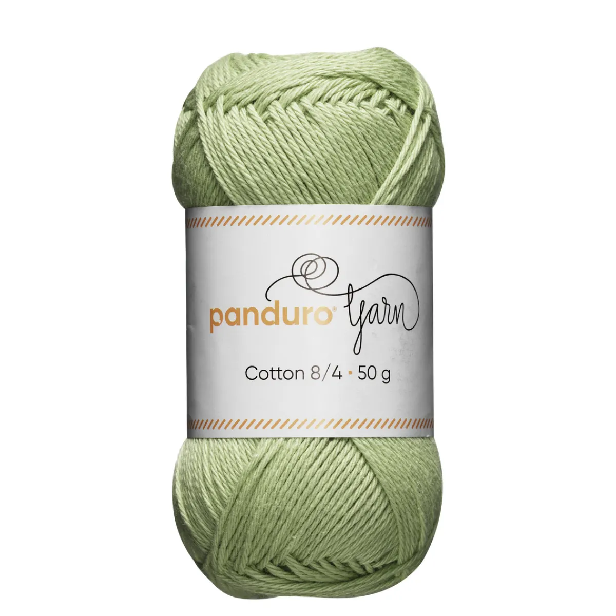 Panduro Yarn Garn Cotton 8/4 50g pastellgrön | Bomullsgarn