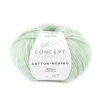 Katia Garn Cotton Merino 50g ljusgrön 132