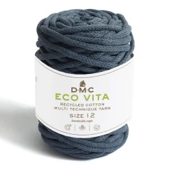 DMC Garn Eco Vita 12 250g – gråblå 076 | Bomullsgarn