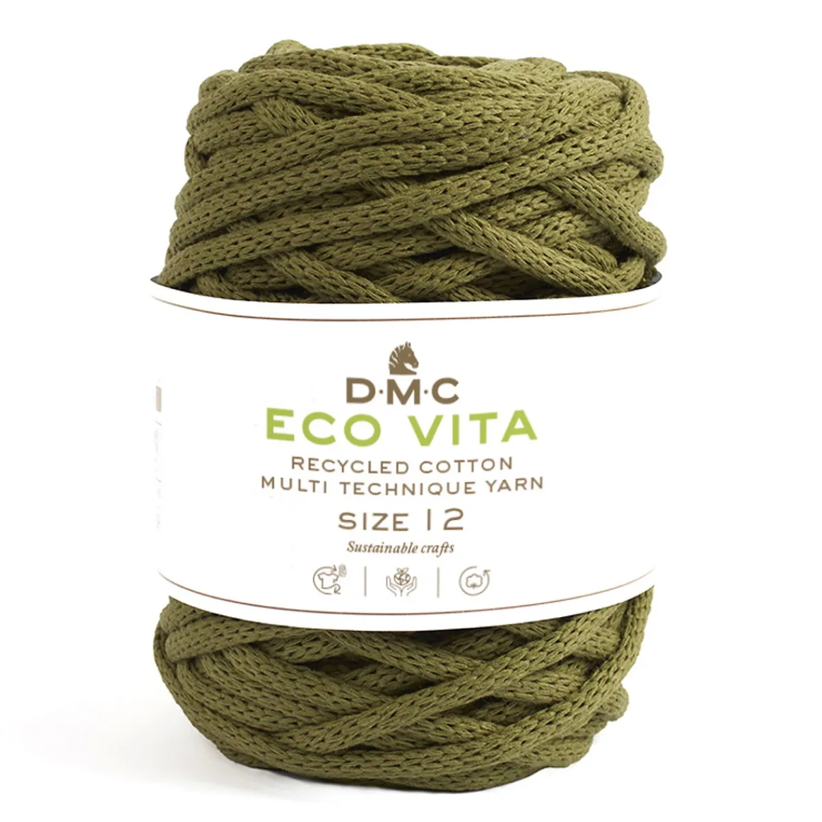 DMC Garn Eco Vita 12 250g – grön 083 | Bomullsgarn