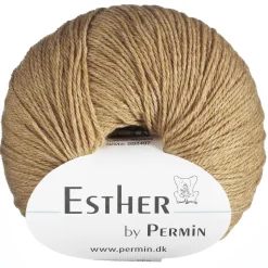 Yarn By Permin Garn Esther 50g gul | Ullgarn
