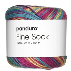 Panduro Yarn Garn Fine Sock 100g lekfull färgmix | Ullgarn