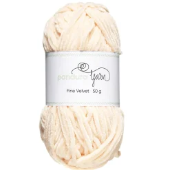 Panduro Yarn Garn Fine Velvet 50g aprikos – sammetslent och himmelskt mjukt garn