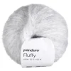 Panduro Yarn Garn Fluffy 50g ljusgrå | Akrylgarn