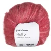 Panduro Yarn Garn Fluffy 50g mörkrosa | Akrylgarn