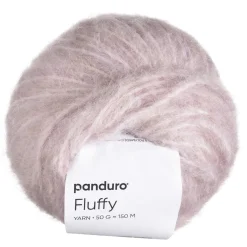 Panduro Yarn Garn Fluffy 50g puderrosa
