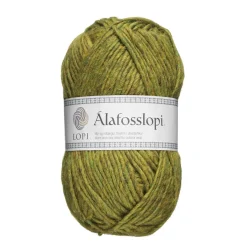 LOPI by Istex Garn Istex Alafosslopi 100g gulgrön – 9965 Chartreuse green heather | Ullgarn