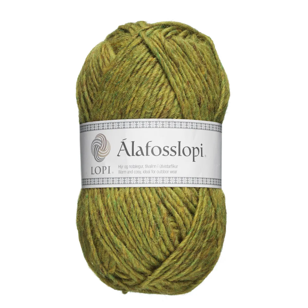 LOPI by Istex Garn Istex Alafosslopi 100g gulgrön – 9965 Chartreuse green heather | Ullgarn