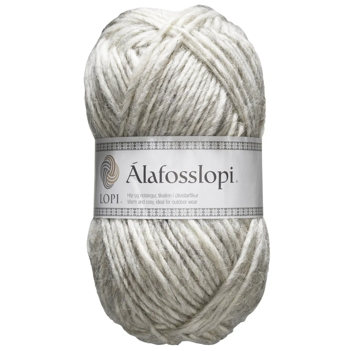 LOPI by Istex Garn Istex Alafosslopi 100g ljusgrå – 0054 Light ash heather