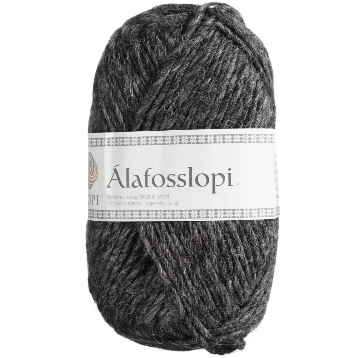 LOPI by Istex Garn Istex Alafosslopi 100g mörkgrå – 0058 Dark grey hue | Ullgarn