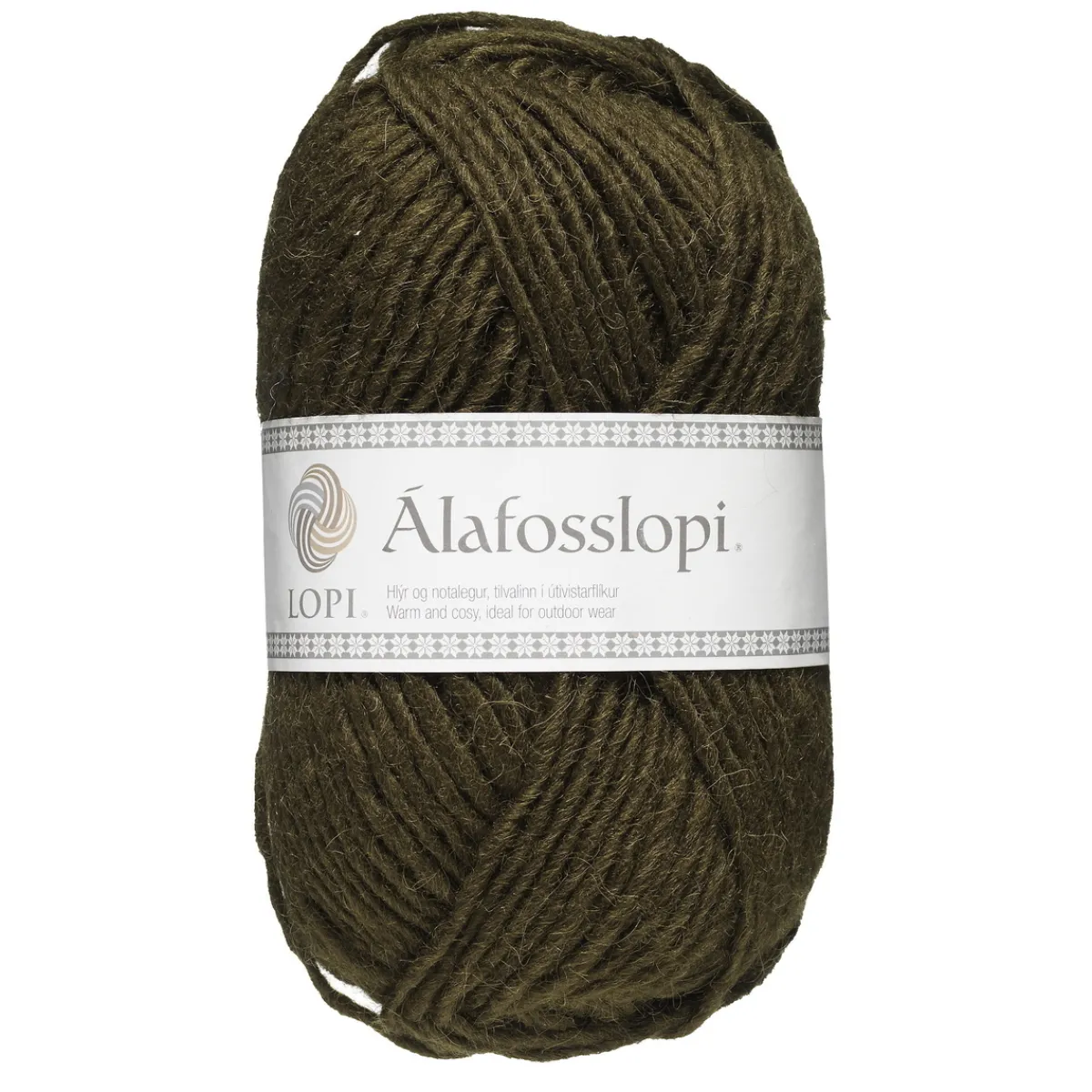 LOPI by Istex Garn Istex Alafosslopi 100g mörk oliv – 9987 Dark olive