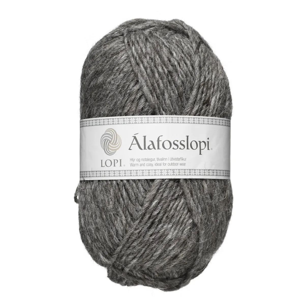 LOPI by Istex Garn Istex Alafosslopi 100g musgrå – 0057 Grey heather | Ullgarn