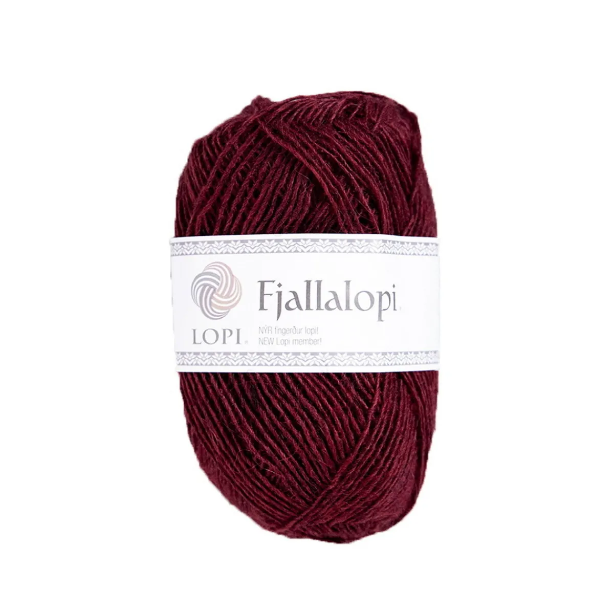 LOPI by Istex Garn Istex Fjallalopi 50g mörkröd– Maroon 3060
