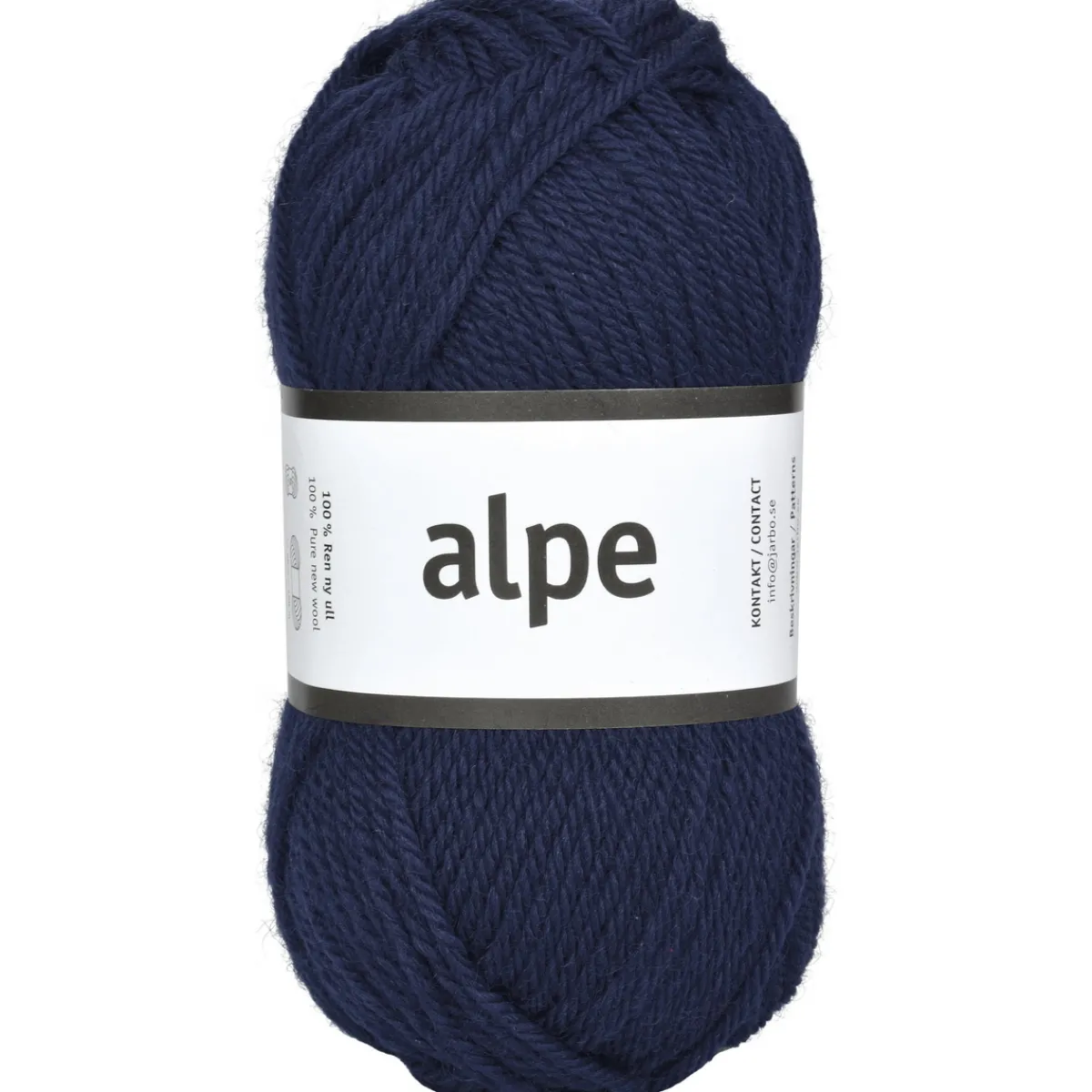 Järbo Garn Alpe 50 g mörkblå – 36108 Victory blue