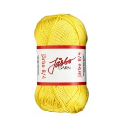 Järbo Garn 8/4 50g gul – 32001 Yellow