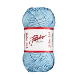 Järbo Garn 8/4 50g ljusblå – 32008 Pastel blue | Bomullsgarn