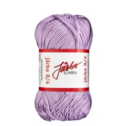 Järbo Garn 8/4 50g ljuslila – 32062 Pastel purple | Bomullsgarn