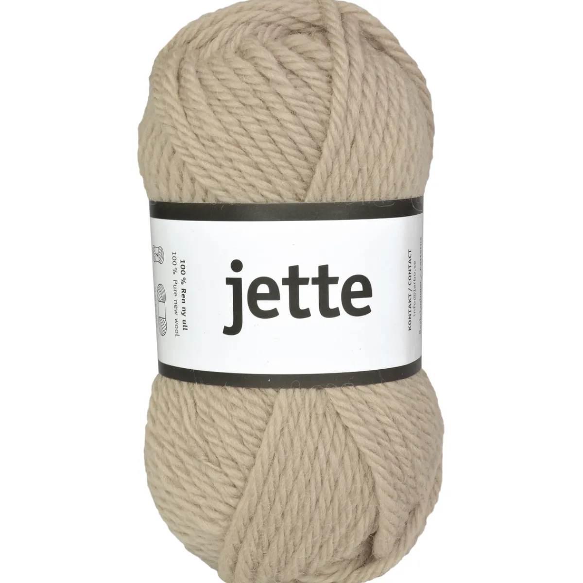 Järbo Garn Jette 50g beige – 26322 Caramel beige | Ullgarn