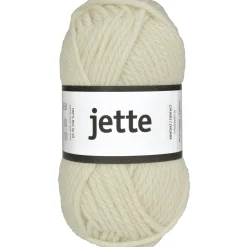 Järbo Garn Jette 50g naturvit – 26317 Vanilla white