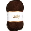 Järbo Garn Lady 50g brun – 44209 Brown | Akrylgarn