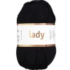 Järbo Garn Lady 50g svart – 44201 Black