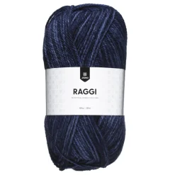 Järbo Garn Raggi 100g blåmelerat – Stonewash denim 15242